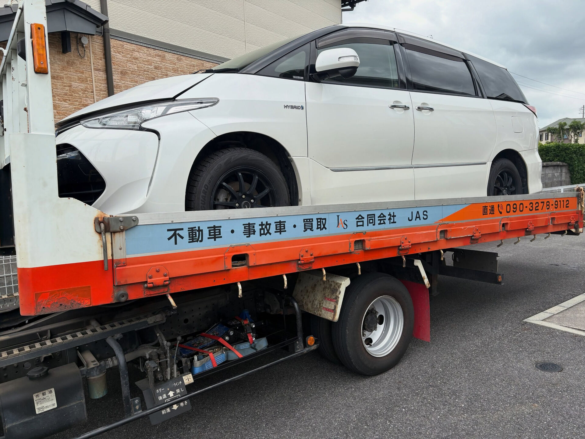 H28年　エスティマHV 20万キロ　三重県にて買い取りです